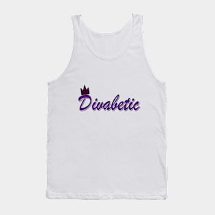 Divabetic Purple Tank Top